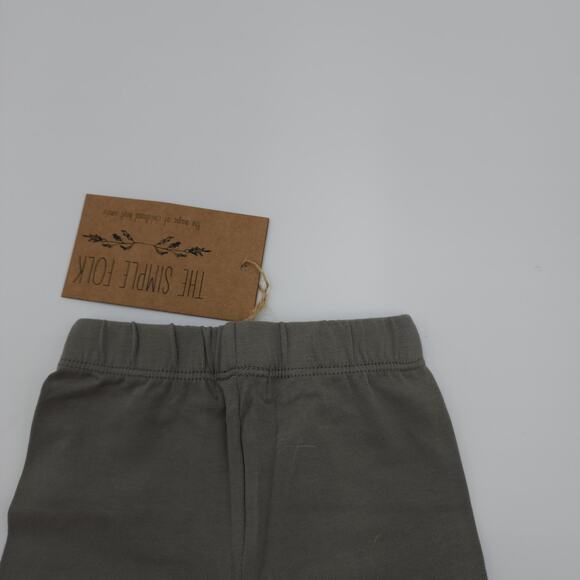 The Simple Folk The Ribbed Legging in Lead Gray Size 12/18 Months - Picture 4 of 6